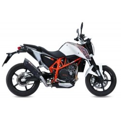 TERMINALE MIVV SUONO KTM 690 DUKE 2016-2019, OMOLOGATO BLACK/CARBONIO