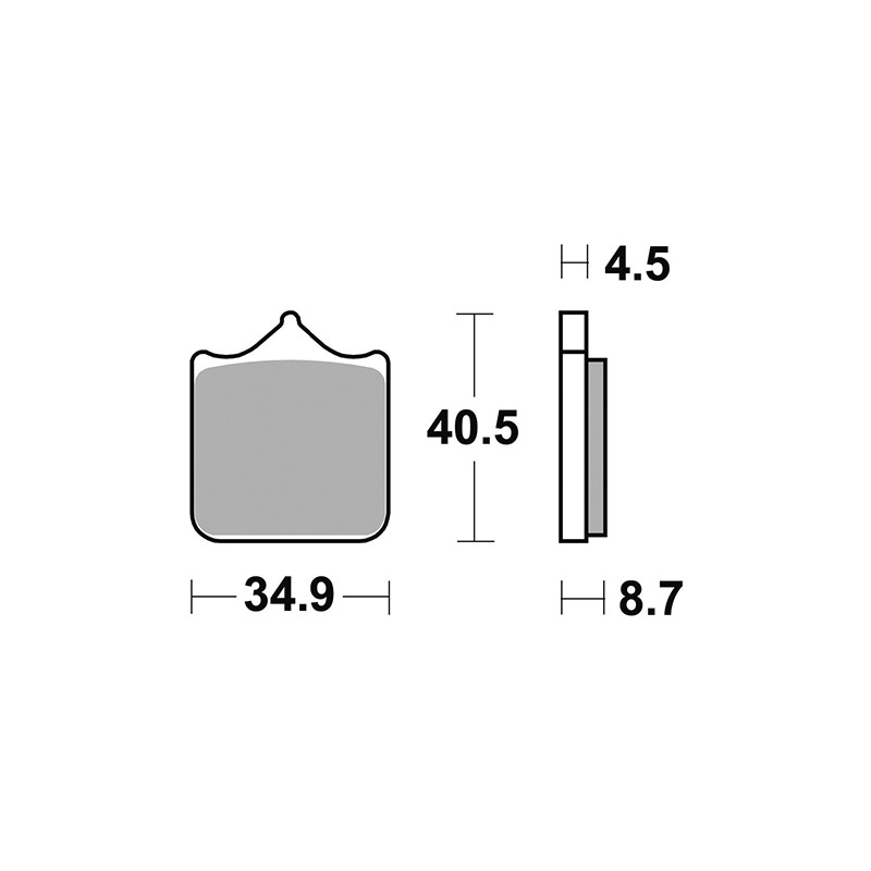 PASTILLAS DE FRENO DELANTERAS RACING SBS 870 DS2 BMW S 1000 RR 2012-2014