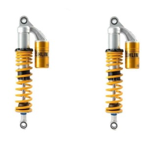 COPPIA AMMORTIZZATORI OHLINS S36PL TRIUMPH STREET TWIN 900 2016-2019, MOLLA GIALLA