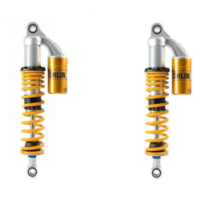 PAAR OHLINS S36PL SHOKS TRIUMPH STREET TWIN 900 2016-2019, GELB FRÜHLING
