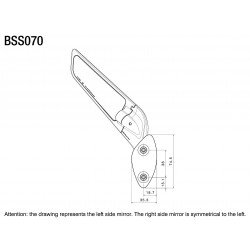 PAAR SPIEGEL RIZOMA STEALTH APRILIA RSV4 2021-2024