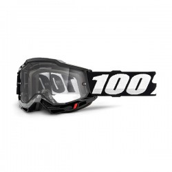 MASCHERA 100% ACCURI 2 ENDURO GIALLO LENTE TRASPARENTE