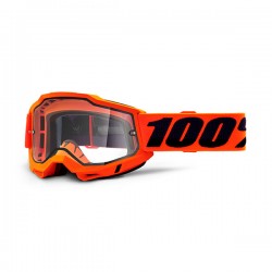 MASCHERA 100% ACCURI 2 ENDURO NERO LENTE TRASPARENTE