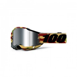 MASCHERA 100% ACCURI 2 MISSION LENTE A SPECCHIO ARGENTO