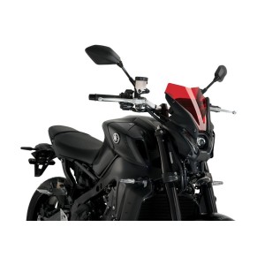 PARABRISAS PUIG SPORT NEW GENERATION YAMAHA MT-09 2023, ROJO