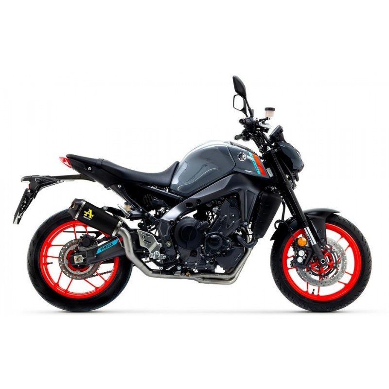 HIGH ARROW WORKS FULL EXHAUST SYSTEM YAMAHA MT-09 2023, DARK STEEL/CARBON, CATALYTIC 