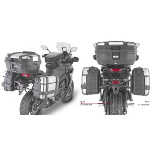 SPEZIFISCHER STAHLROHR-SEITENKOFFERTRÄGE GIVI PL ONE-FIT MONOKEY YAMAHA TRACER 9 2023-2024