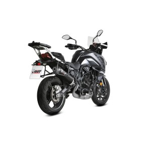 EXHAUST MIVV OVAL BENELLI TRK 702 X 2023-2024, APPROVED CARBON