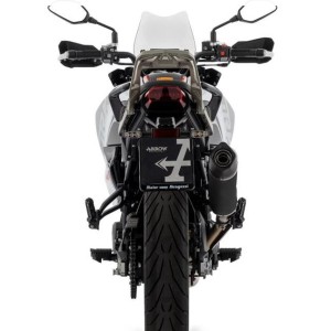 ARROW INDY RACE EVO EXHAUST BENELLI TRK 702 X 2023-2024, TITANIUM/CARBON, APPROVED