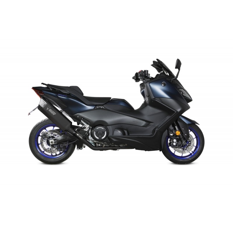 IMPIANTO DI SCARICO COMPLETO MIVV SR-1 YAMAHA T-MAX 560 2022-2024, DEKAT TITANIO FULL BLACK