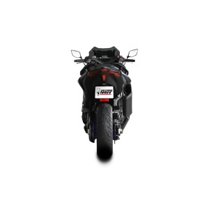 IMPIANTO DI SCARICO COMPLETO MIVV SR-1 YAMAHA T-MAX 560 2022-2024, DEKAT TITANIO FULL BLACK