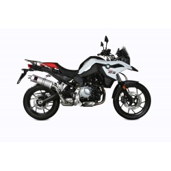 TERMINALE MIVV DAKAR BMW F 750 GS 2021-2023, OMOLOGATO ACCIAIO