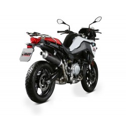 EXHAUST MIVV DAKAR FOR BMW F 750 GS 2021-2023, APPROVED STEEL BLACK