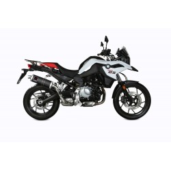 EXHAUST MIVV DAKAR FOR BMW F 850 GS 2021-2024, APPROVED STEEL BLACK