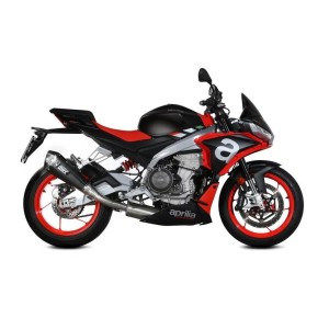 IMPIANTO DI SCARICO COMPLETO MIVV DELTA RACE APRILIA TUONO 660 FACTORY 2022-2024, CARBONIO PASSAGGIO ALTO