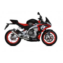 COMPLETE EXHAUST SYSTEM MIVV X-M1 FOR APRILIA TUONO 660 FACTORY 2022-2024, TITANIUM HIGH PASS