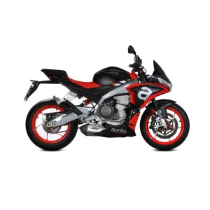 IMPIANTO DI SCARICO COMPLETO MIVV DELTA RACE APRILIA TUONO 660 FACTORY 2022-2024, ACCIAIO/CARBONIO