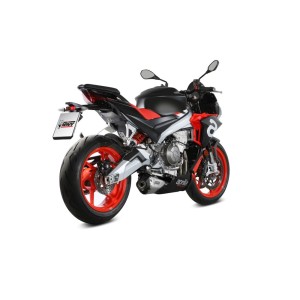 IMPIANTO DI SCARICO COMPLETO MIVV DELTA RACE APRILIA TUONO 660 FACTORY 2022-2024, ACCIAIO/CARBONIO