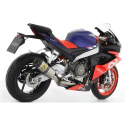 ARROW INDY RACE FULL EXHAUST SYSTEM APRILIA TUONO 660 2020-2024, TITANIUM/CARBON, CATALYTIC