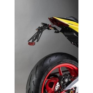 KIT PORTAMATRÍCULA LIGHTECH APRILIA TUONO 660 FACTORY 2022-2024, REGULABLE