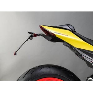KIT PORTAMATRÍCULA LIGHTECH APRILIA TUONO 660 FACTORY 2022-2024, REGULABLE