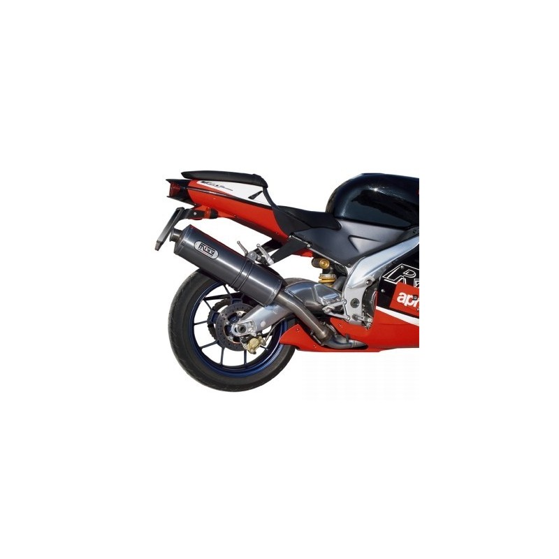 TERMINALE MIVV OVALE APRILIA RSV 1000 1998-2003, DEKAT ACCIAIO