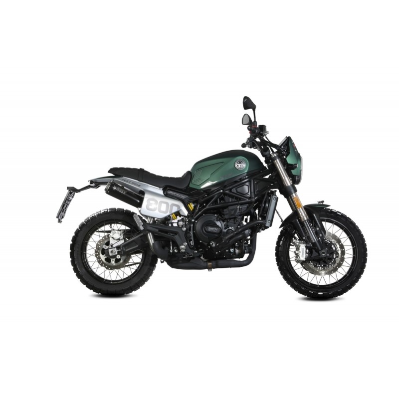 EXHAUST MIVV X-M1 BENELLI LEONCINO 800 TRAIL 2022-2024, APPROVED BLACK