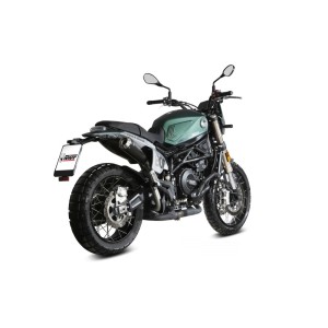 TERMINALE MIVV X-M1 BENELLI LEONCINO 800 TRAIL 2022-2024, OMOLOGATO BLACK