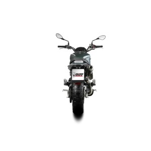 TERMINALE MIVV X-M1 BENELLI LEONCINO 800 TRAIL 2022-2024, OMOLOGATO BLACK
