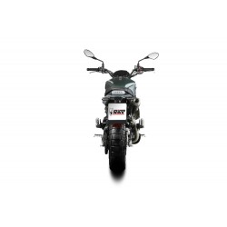 TERMINALE MIVV X-M1 PER BENELLI LEONCINO 800 TRAIL 2022-2024, OMOLOGATO BLACK