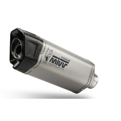 EXHAUST MIVV SR-1 BMW R 1250 RS 2021-2024, APPROVED TITANIUM/CARBON