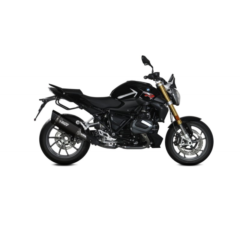 EXHAUST MIVV SR-1 BMW R 1250 RS 2021-2024, APPROVED TITANIUM BLACK/CARBON