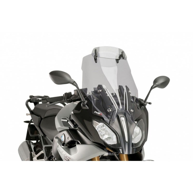CUPULA PUIG TOURING PLUS CON DEFLECTOR BMW R 1250 RS 2021-2024, AHUMADO CLARO