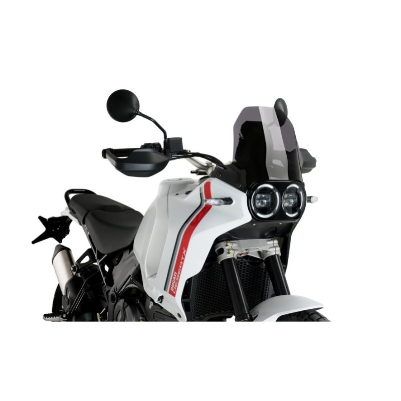 CUPOLINO PUIG SPORT DUCATI DESERT X 2022-2024, FUME SCURO