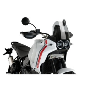 PUIG SPORT WINDSHIELD DUCATI DESERT X 2022-2024, LIGHT SMOKE