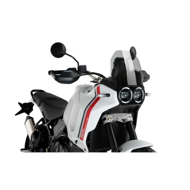 CUPOLINO PUIG SPORT DUCATI DESERT X 2022-2024, FUME CHIARO