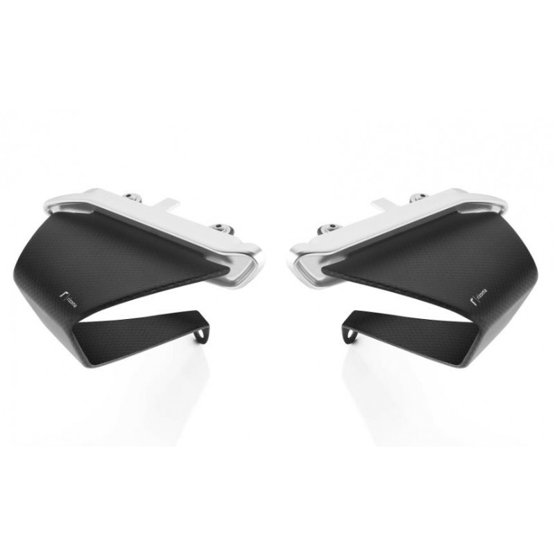 PAIR OF RIZOMA SIDE WINGLET DUCATI MONSTER 937 2021-2024, SILVER