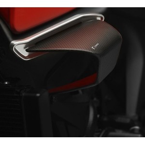 PAR DE SPOILERS LATERALES RIZOMA DUCATI MONSTER 937 2021-2024, SILVER