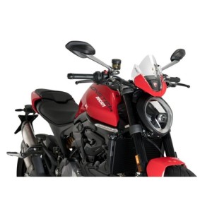 PUIG SPORT WINDSCHUTZSCHEIBE DUCATI MONSTER 937+ 2021-2024, TRANSPARENT