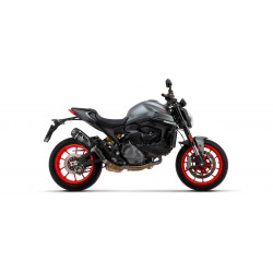 ARROW INDY RACE EXHAUST DUCATI MONSTER + 937 2021-2024, DARK ALUMINUM/CARBON, APPROVED