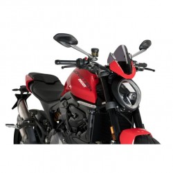 PUIG SPORT WINDSCHUTZSCHEIBE DUCATI MONSTER 937 SP 2023-2024, SCHWARZ