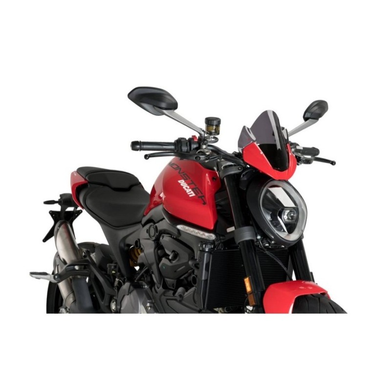 PUIG SPORT WINDSCREEN DUCATI MONSTER 937 SP 2023-2024, BLACK