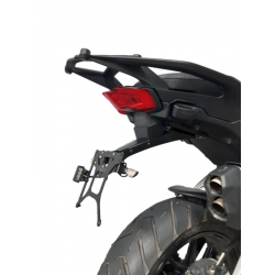 PORTAMATRÍCULA PARA DUCATI MULTISTRADA V4 PIKES PEAK 2022-2024, CON INCLINACIÓN AJUSTABLE