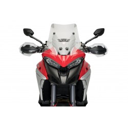 EXTENSIÓN PUIG PARA GUARDAMANOS ORIGINALES DUCATI MULTISTRADA V4 2021-2024, TRANSPARENTE