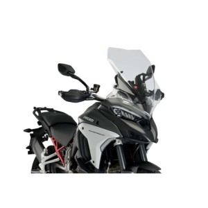 PUIG TOURING WINDSHIELD DUCATI MULTISTRADA V4 2021-2024, TRANSPARENT