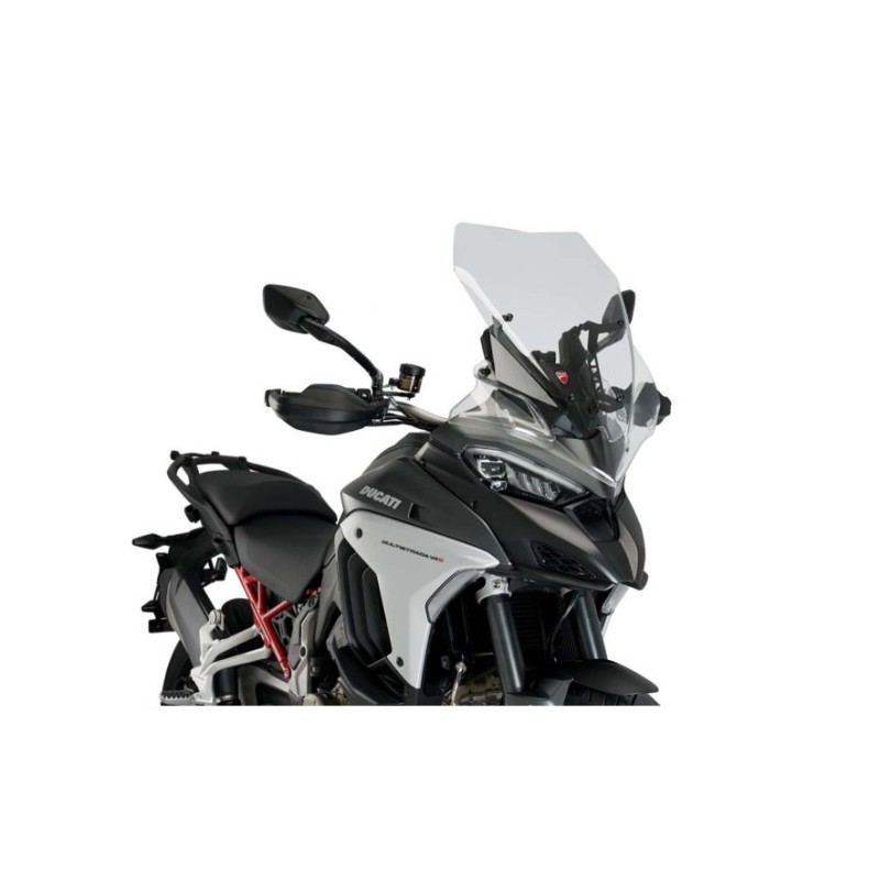 PUIG TOURING WINDSCHUTZSCHEIBE DUCATI MULTISTRADA V4 2021-2024, TRANSPARENT