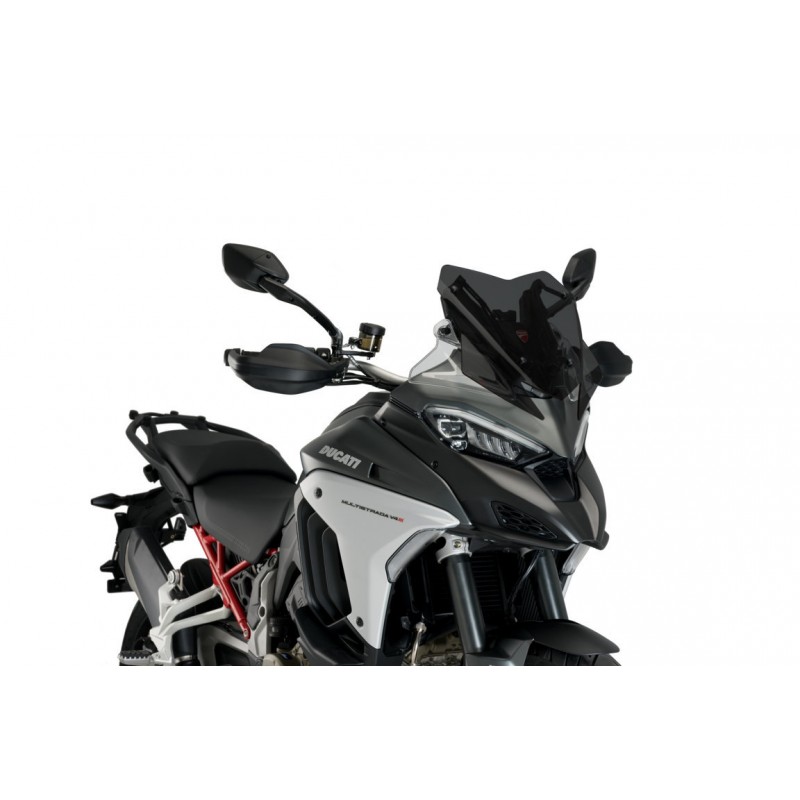 PARABRISAS PUIG SPORT DUCATI MULTISTRADA V4 RALLY 2023-2024, AHUMADO OSCURO