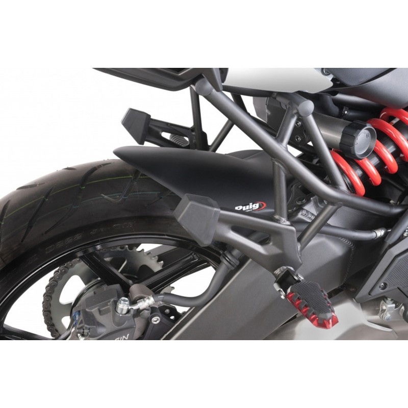 GUARDABARROS TRASERO PUIG KAWASAKI VERSYS 650 2022-2024, NEGRO MATE