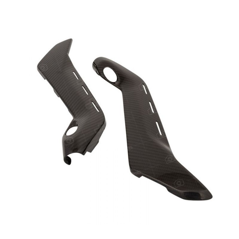 COPPIA FIANCHETTI SOTTO SERBATOIO LIGHTECH IN CARBONIO LUCIDO DUCATI PANIGALE V4 2022-2024