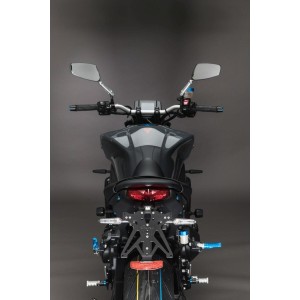 KIT PORTAMATRÍCULA LIGHTECH YAMAHA MT-09 2021-2022, REGULABLE